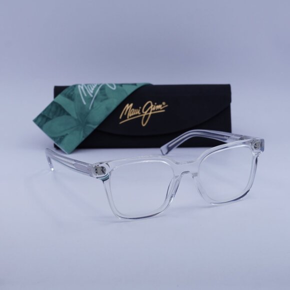Maui Jim MJO2301 05 Square Eyeglasses - Transparent 49mm - Picture 1 of 10